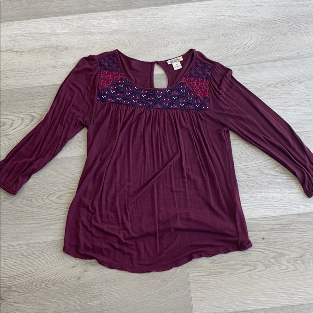 Purple Lucky Brand Blouse